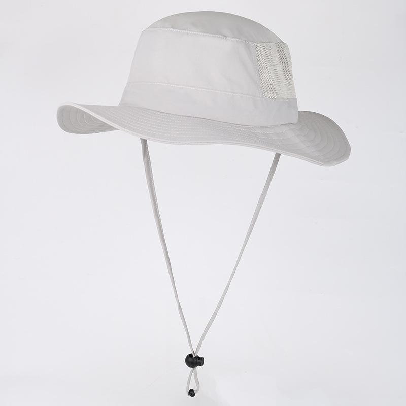 Bucket Hat Herren Outdoor Schnelltrocknend Dünn Atmungsaktiv Sonnenschutz Visor Damen Große Krempe Spritzwassergeschützt Lässiger Fischerhut