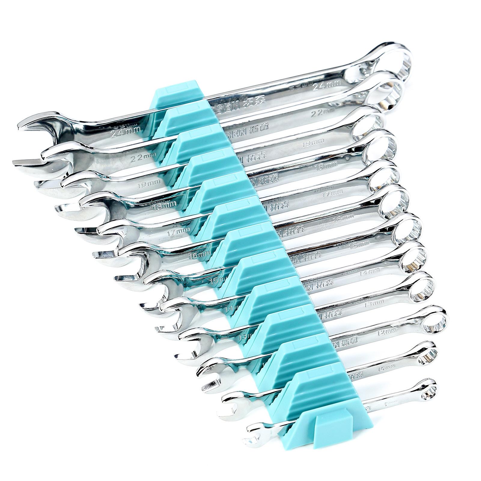 Wrench Holders With Metric Labels Stay Organized And Efficient In Workspace Magnetic Modular Wrench