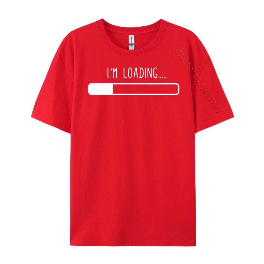 Funny I M Loading Progress Bar Wait Computer Geek Clothing Man Clothes Graphic Tshirts Vintage Style Casual S
