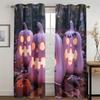 Cream Nan Gua Lamp Pink Lovely Terror Curtains Suitable for Children's Room Living Room Bedroom Kitchen Balcony Decoration 2 Pcs