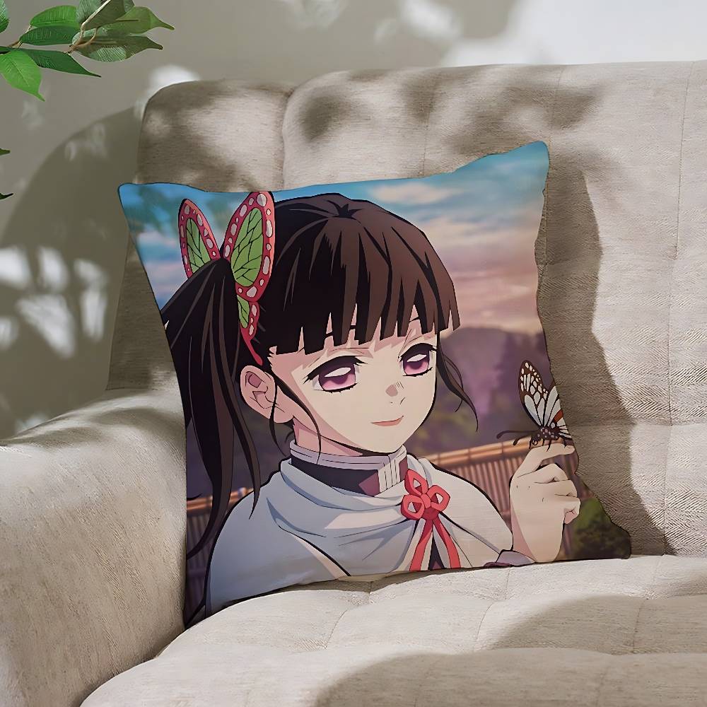 Anime Tsuyuri Kanao Pillow Case Cushion Cover Soft Cute Throw Pillow Case For Car Sofa Pillowcase Polyester With Zipper