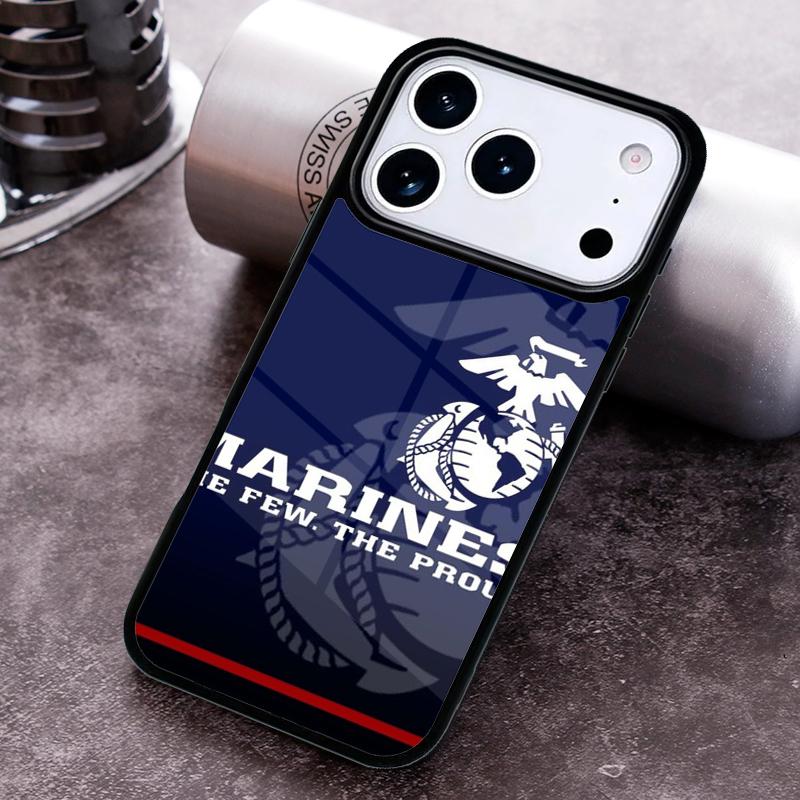 Veteran Marine Corps Phone Case For iPhone 17,16e,15,14,13,12,11,Mini,Pro,MAX soft Silicone Cover