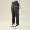 Anta Training Series Solid Color Mid Waist Cuffed Fleece Thickened Knitted Sports Pants Men Pants Gray 952347303-1