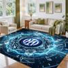 Borussia Dortmund Design Crystal Velvet Rug Soft Decorative Mat for Bedroom Entrance