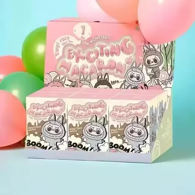 Dla serii kolekcjonerskiej LABUBU Lalka niespodzianka Urocza lalka anime figurka akcji ozdoby figurki lalki lalka świąteczna prezenty