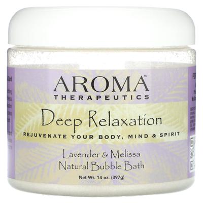 Přírodní pěna do koupele, Hluboká relaxace, Levandule a meduňka, 397G(14oz)