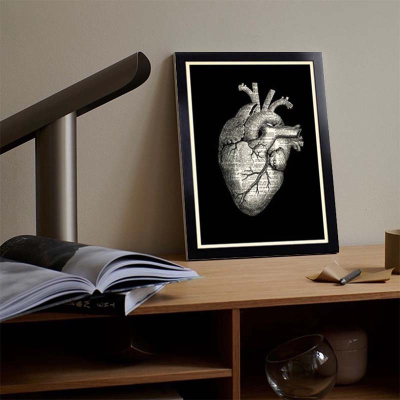 Vintage Sada Anatomických Plakátů s Potiskem Lebky Anatomie Plátna Obrazy Nástěnné Umění Potisk Lebky Dárek do Obývacího Pokoje Domov Bez Rámu