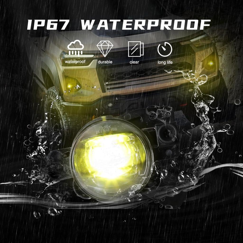 LED Fog Lights For Chevrolet Colorado 2023 2024 2025 Front Bumper Fog Lamp Fit For Silverado 2500HD Trailblazer GMC Canyon Yellow Light