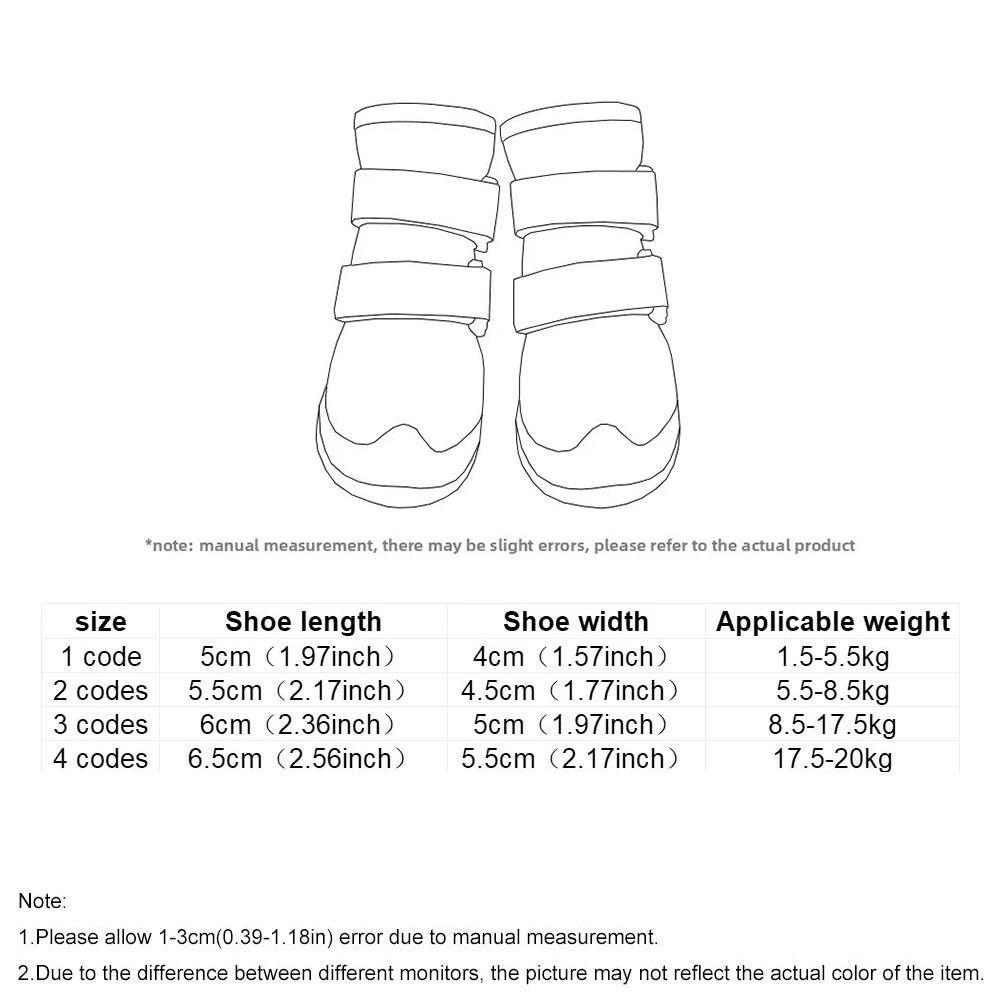 2Pcs Mesh Pet Sandals Non-slip Puppy Paw Protector Portable Dog Foot Cover For Medium/Large Dogs