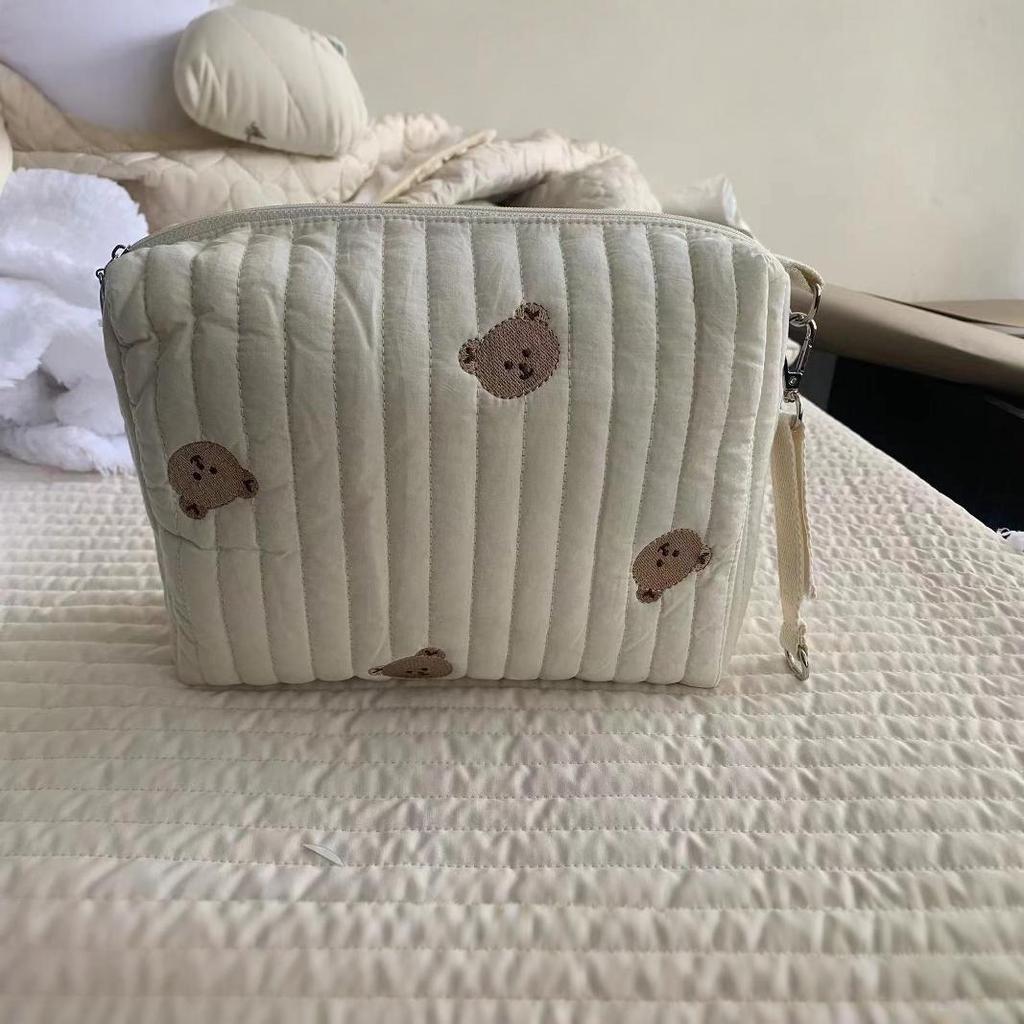 Universal Large Capacity Cotton Stroller Organizer and Handbag for Mums