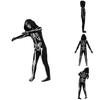 Children's Horror Skeleton One-piece Tights For Halloween And Cosplay Fun