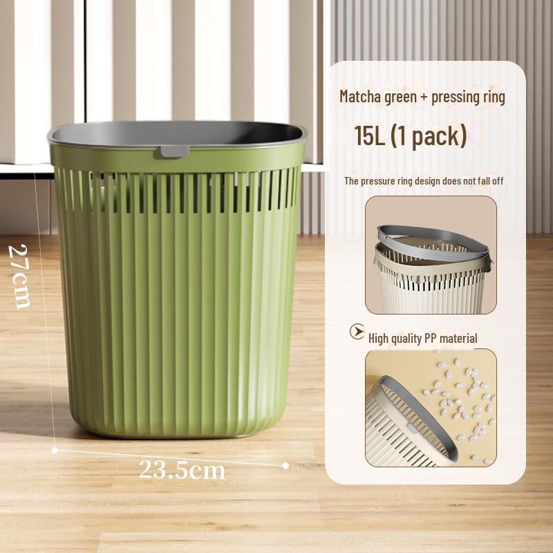 2024 Large Capacity Luxury Wastebasket for Bathroom, Kitchen, Bedroom, and Living Room