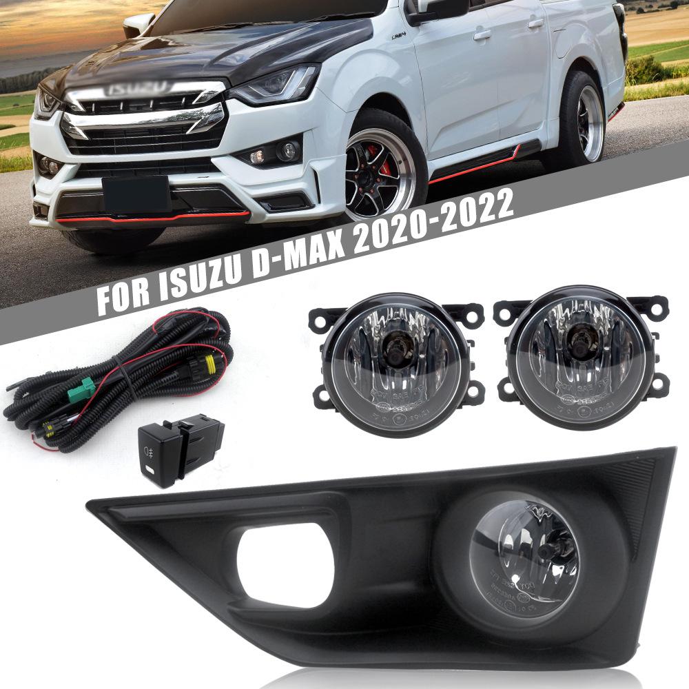 Fog Light Set for Isuzu MU-X 2020-2022 Models: Headlight Bumper Lights & Daytime Running Lights