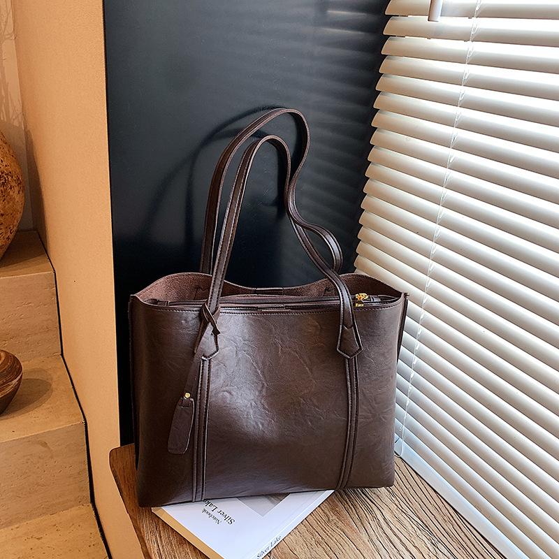 

Повседневная сумка большой вместимости, женская сумка, новая повседневная и модная наплечная сумка