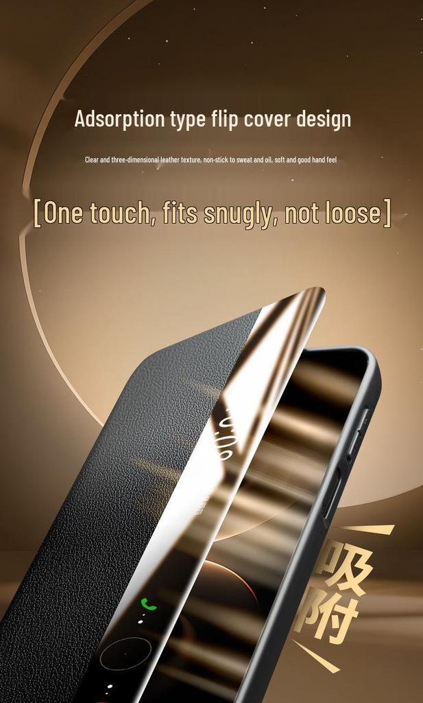 Qiali Huawei Mate 80 Pro Max Magnetic Flip Leather Case with Smart Sleep and RS Protection