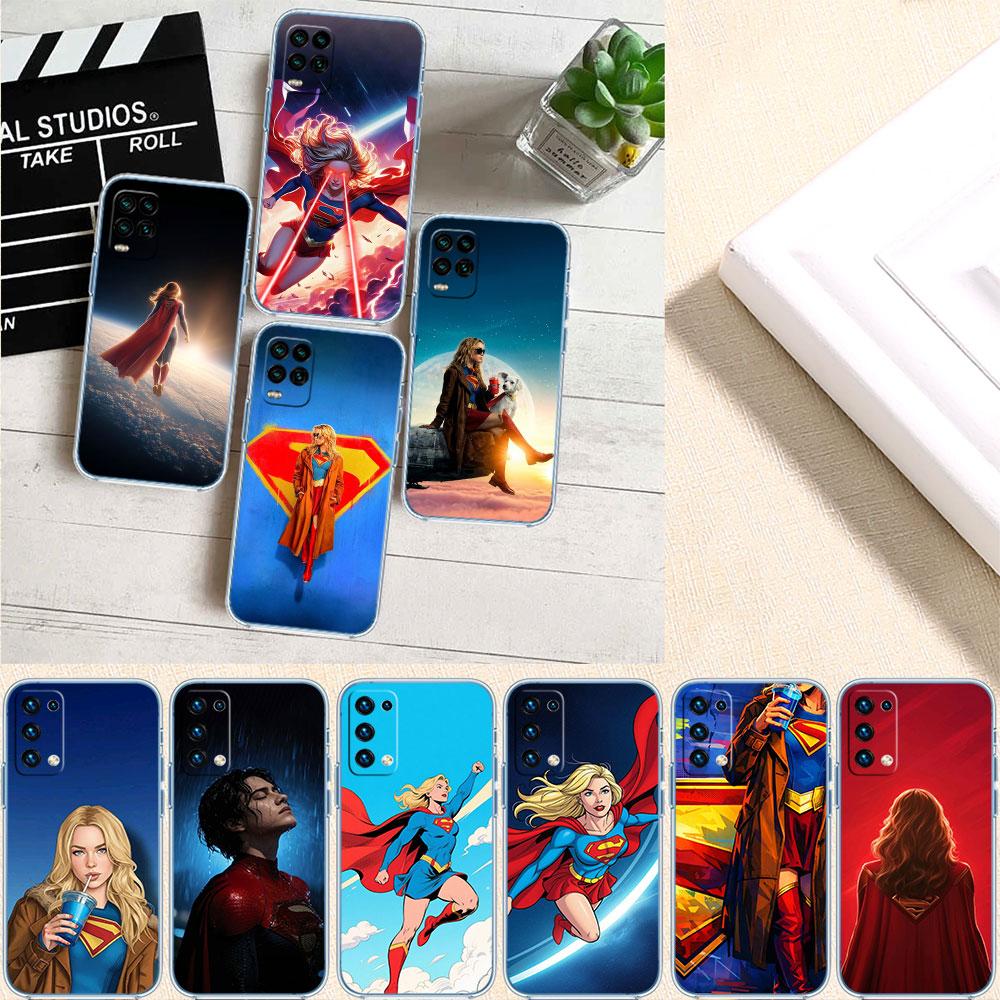 PP60 Supergirl Transparent Phone Case for Motorola Moto G40 G04 G05 One Ace Action Fusion + Plus Hyper Macro Vision Zoom