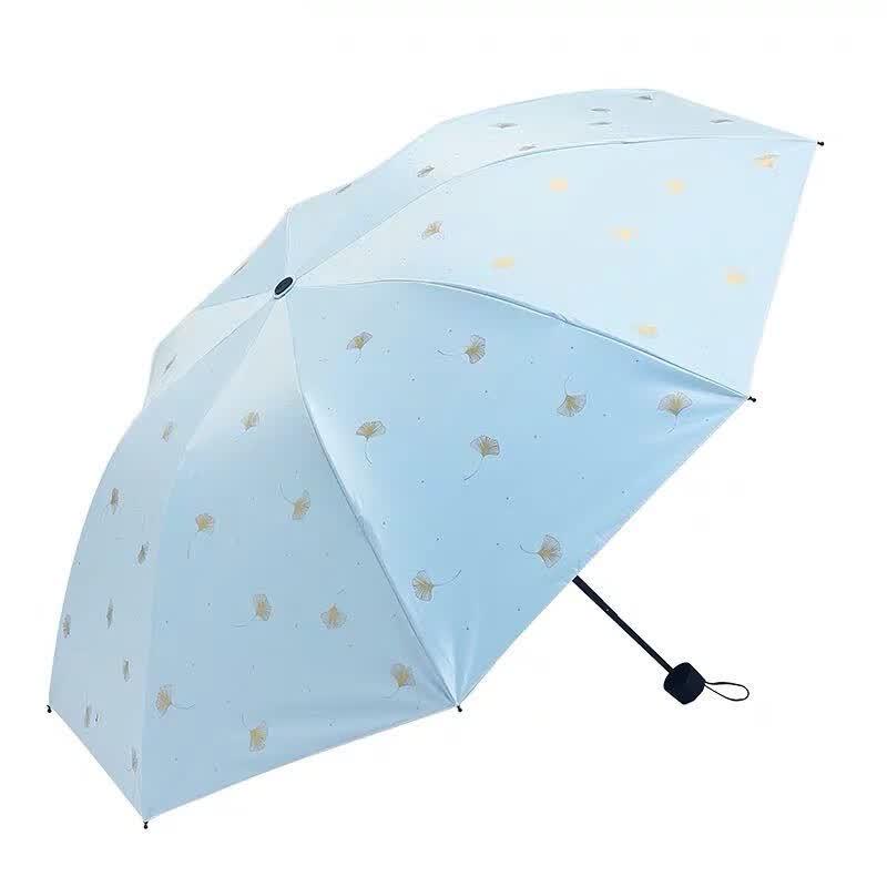 Heaven Umbrella Ginkgo Pattern 3-Fold UV Protection Umbrella