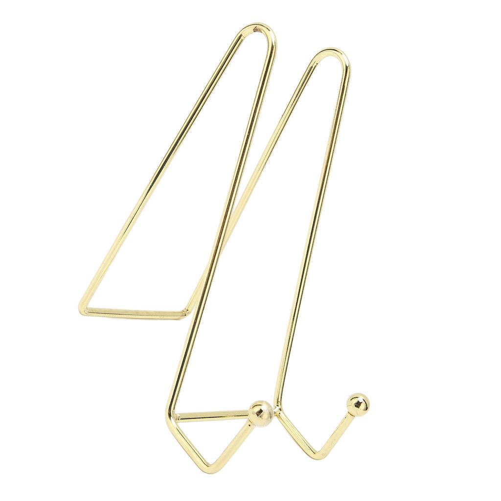 Nail Art Display Board Stands Sturdy Elegant Metal Multifunction Picture Frame Holder Stand Gold