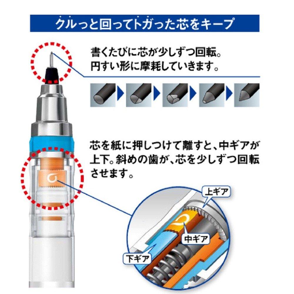 Mitsubishi Pencil Kurutoga WC Limited Edition Pattern Kumatan Pink 0.3mm M3650WC1P.KP