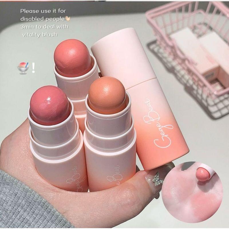 Gege Bear - Soft Moist Misty Color Blush Stick - 1-3
