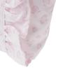 Maison De Fleur Ribbon Leopard Frill Pouch, Light Pink, Women's