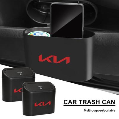 Auto-Mülleimer Hängende Aufbewahrungsbox ABS Quadratischer Drück-Mülleimer Für Ceed Rio Sportage R K2 K3 K4 K5 K6 Soul Opeima Ceed Sorento Cerato