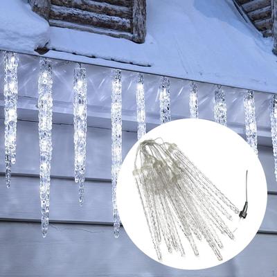 Hanging Icicle Christmas Lights Sturdy Waterproof for Outdoor Eave Courtyard