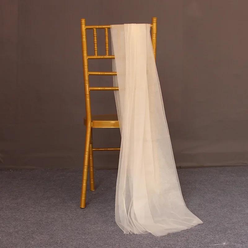 5/10M Wedding Arch Draping Tulle Fabric Wedding Arch Decoration Yarn Birthday Party Backdrop Baby Shower Supplies Ceiling Decor