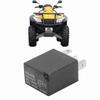 ATV Auxiliary Relay Auxiliary Relay 9010‑150350 Metal Black Replacement for Ranchero 500 CF500‑5 2010‑2011 Auxiliary Relay