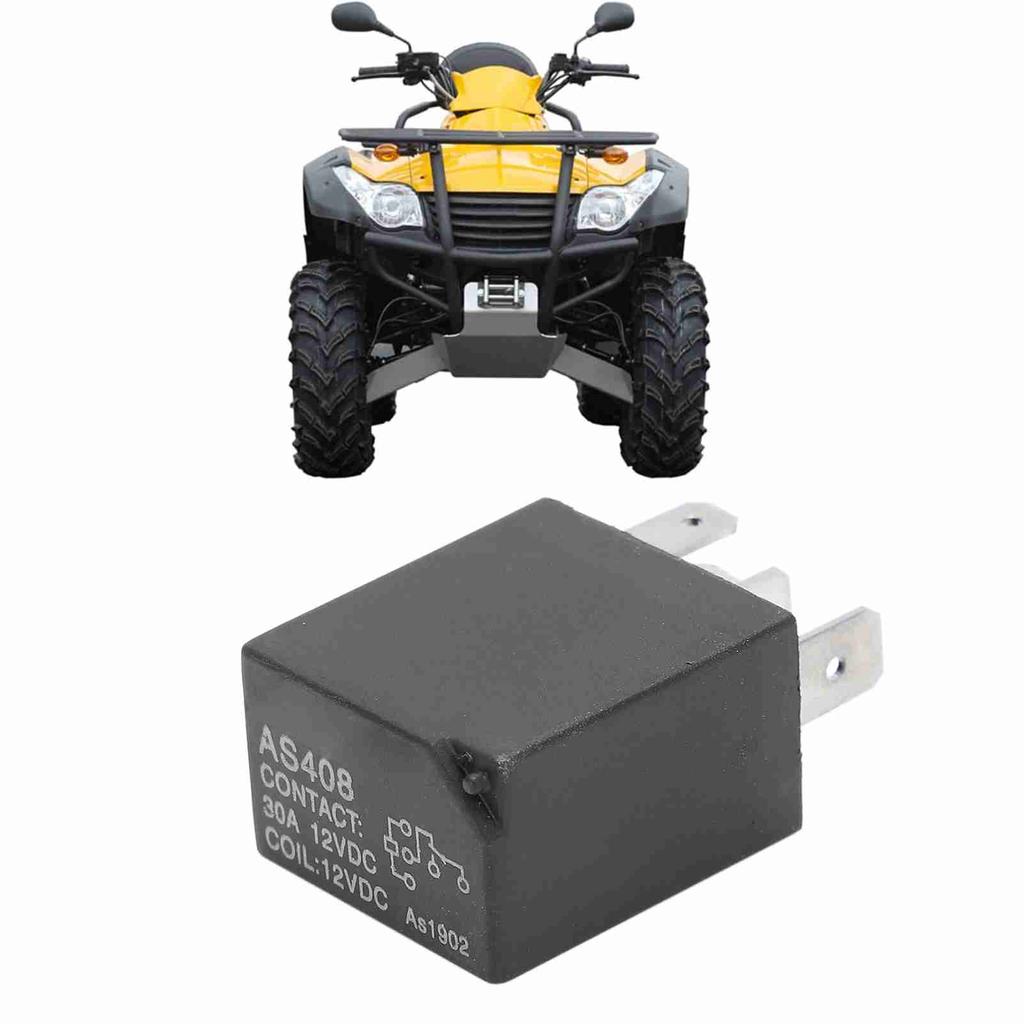 ATV Auxiliary Relay Auxiliary Relay 9010‑150350 Metal Black Replacement for Ranchero 500 CF500‑5 2010‑2011 Auxiliary Relay