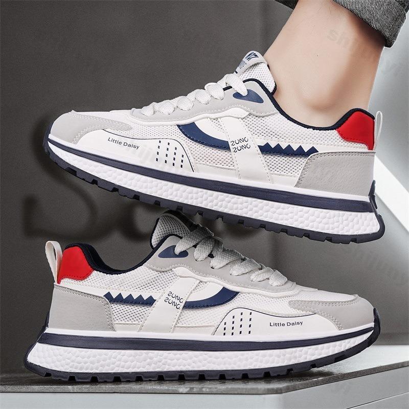 Fashion 2025 New Summer Men's Mesh Breathable Casual Sports Shoes Outdoor Walking Fashion Trend Comfortable Thick Soled Chunky sneakers