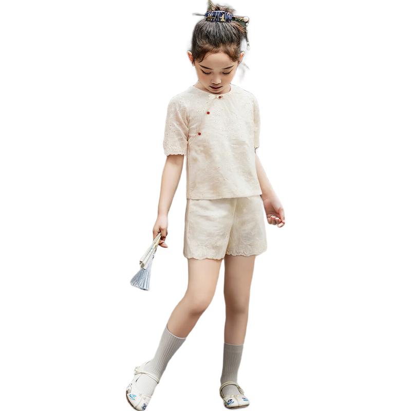 YEEHOO Girls  New Chinese Style Ethnic Short Set 110