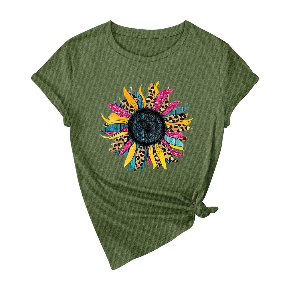 Women Short Sleeve  Soild  Sexy Cute Tee Slim Fit Tight Crop-Top T Shirt