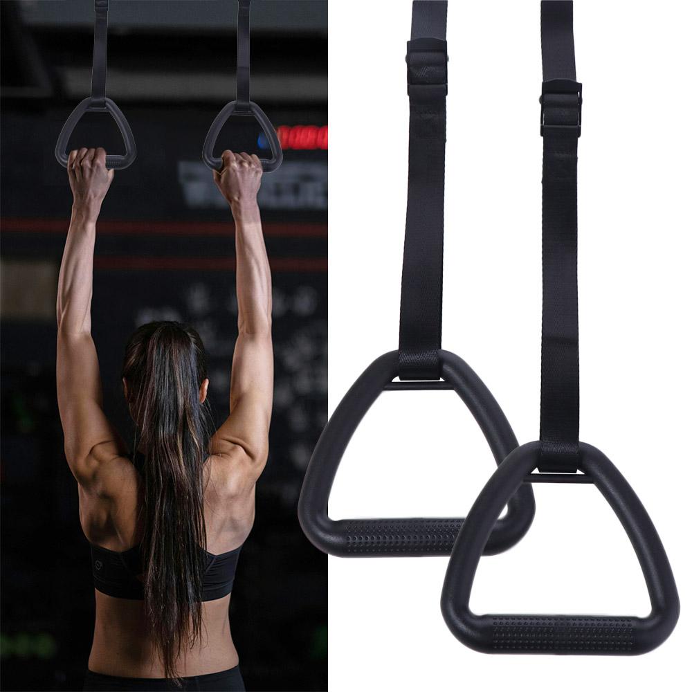 Arm Strength Gymnastic Rings Adjustable Straps Strength Training Ring  Fitness Equipment
