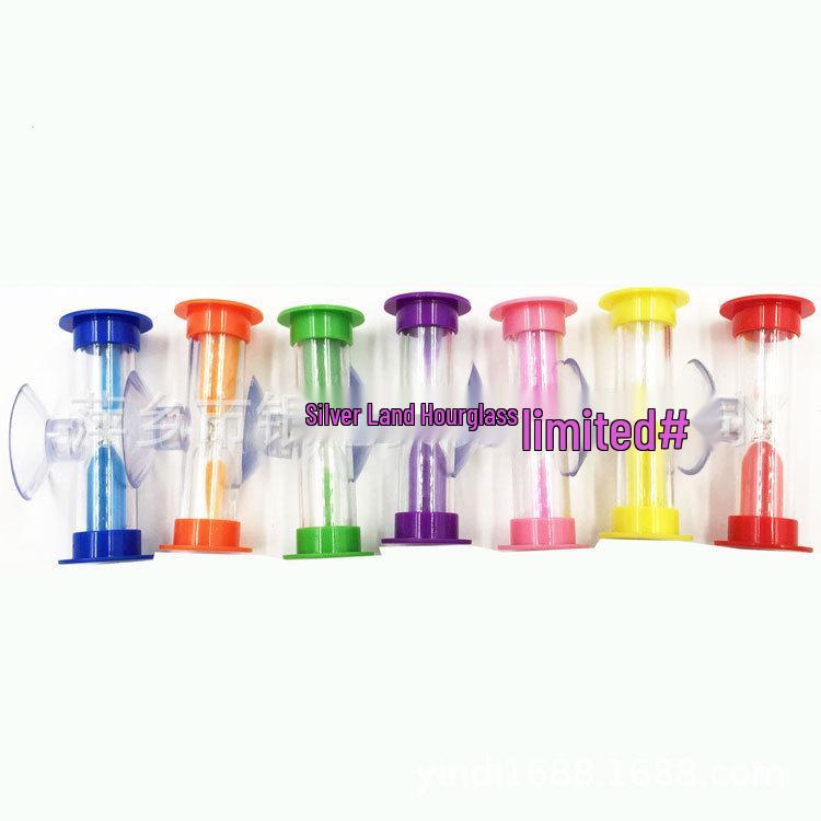 Children's 3-Minute Suction Cup Toothbrushing Timer Hourglass
