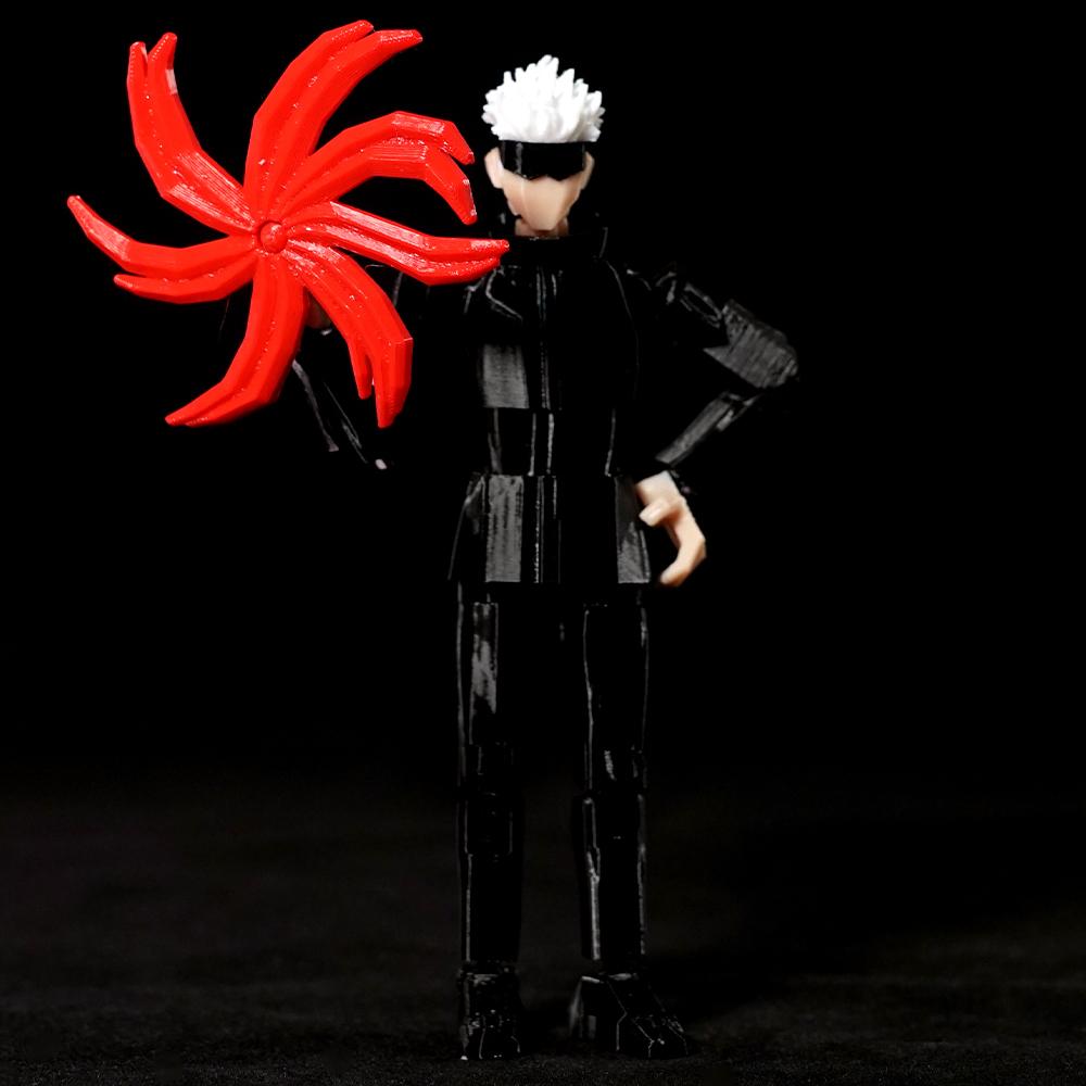 

3D Printed Jujutsu Kaisen Model Toys Action Figures Gojo Satoru Anime Multi-Jointed Toys Ryomen Sukuna Mannequin Ornaments Gifts