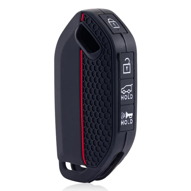 Key Case For Kia Ev9 Ev5 K3 K5 Carnival Picanto Gt Line Sorento Mq4 Ka4   Silicone Key Holder Cover Keyless Remote Shell
