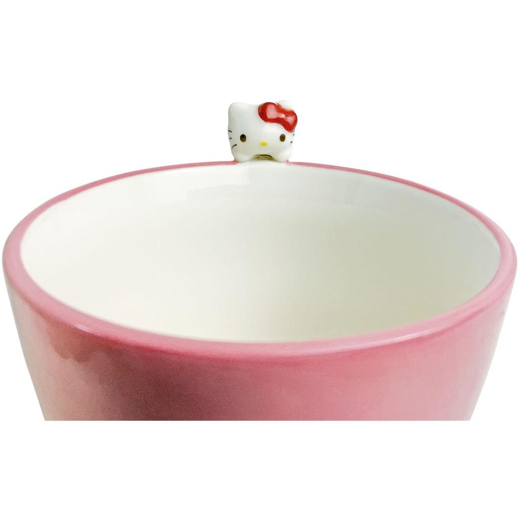 Sanrio Hello Kitty Soup Cup 4koma Sanrio Goods Tableware (with Kitty-chan figure)