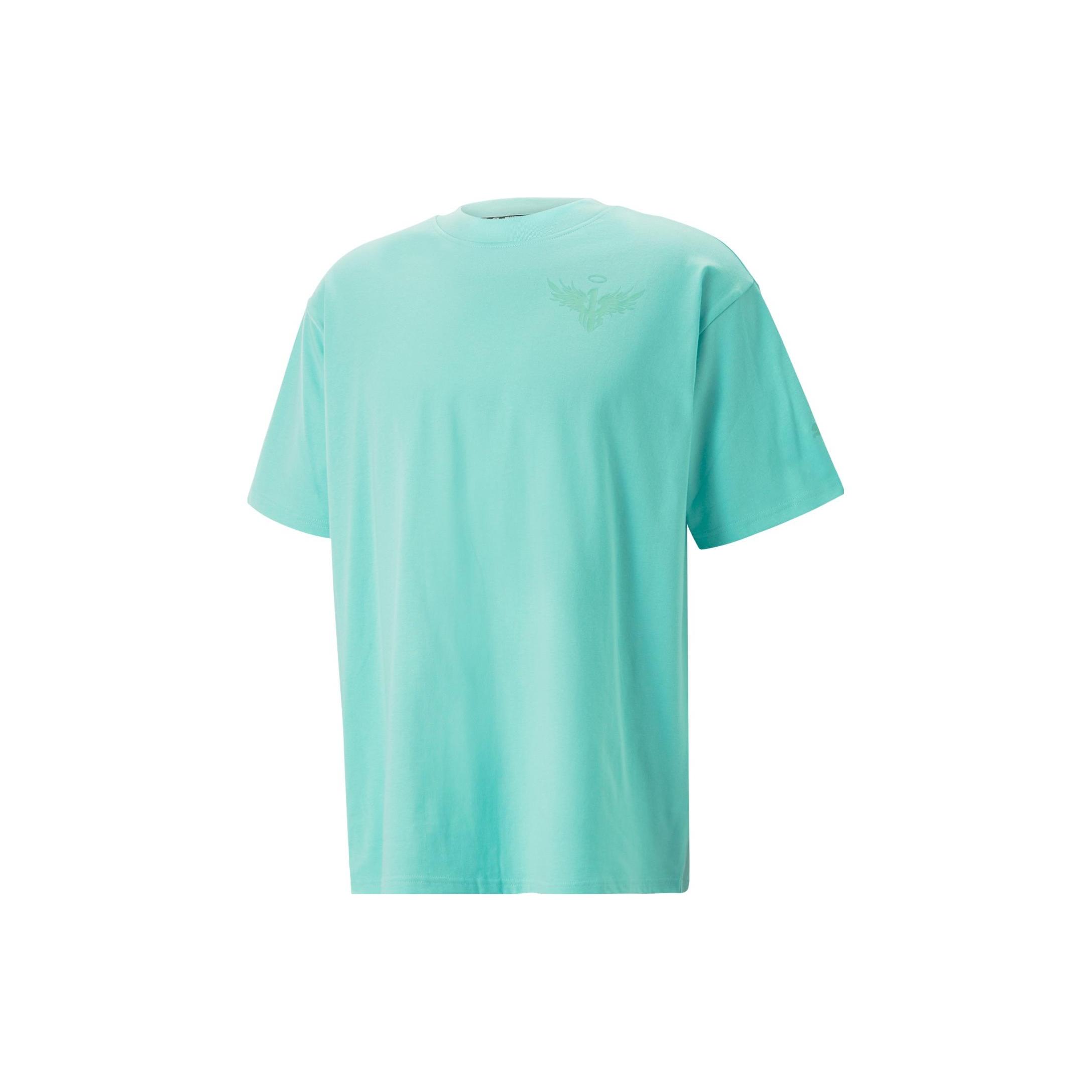 

New PUMA T Shirts Men s Aqua Green 621703-01 XL