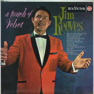 LP Record JIM REEVES - A Touch Of Velvet RD7521 RCA Victor 1962 UK Pop Used