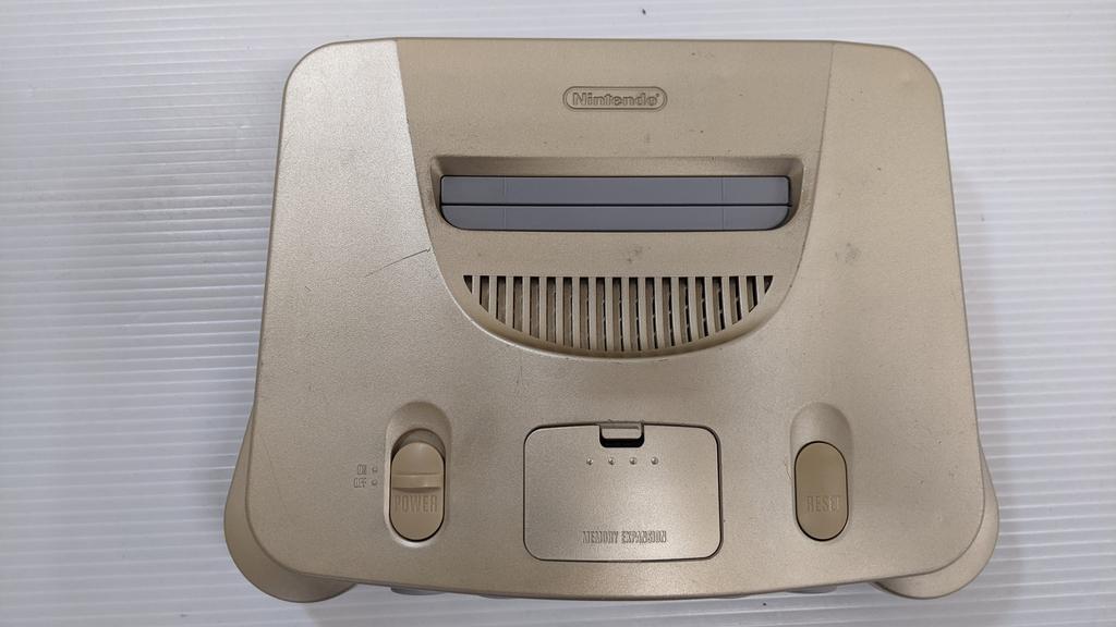 Refurbished Nintendo 64 N64 Console GOLD 1-15-3 Used