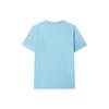 Fila Fitted Round Neck Letter Print T-Shirt Men Tops Light-Blue F11M329101F-LB