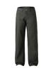 Korean Style Men Casual Pants for Spring Summer Elastic Waist Solid Color Wide Leg Slacks Loose Straight Trousers