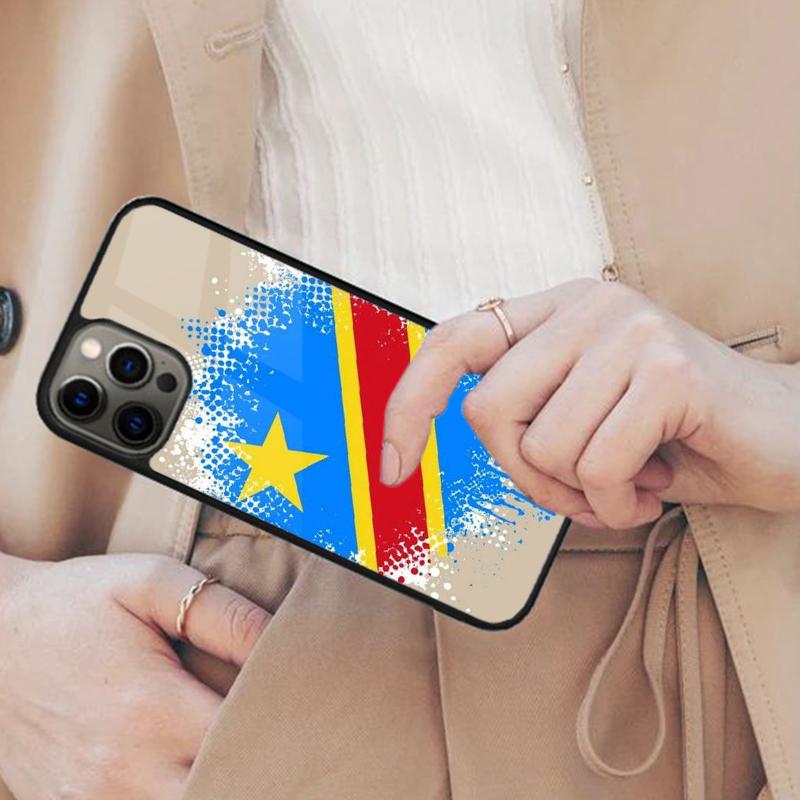 

Democratic Republic Congo Magnetic Phone Case For APPLE iPhone 17 Air 16 14 13 12 Pro Max 15 Plus Charge With MagSafe Cover iPhone 14