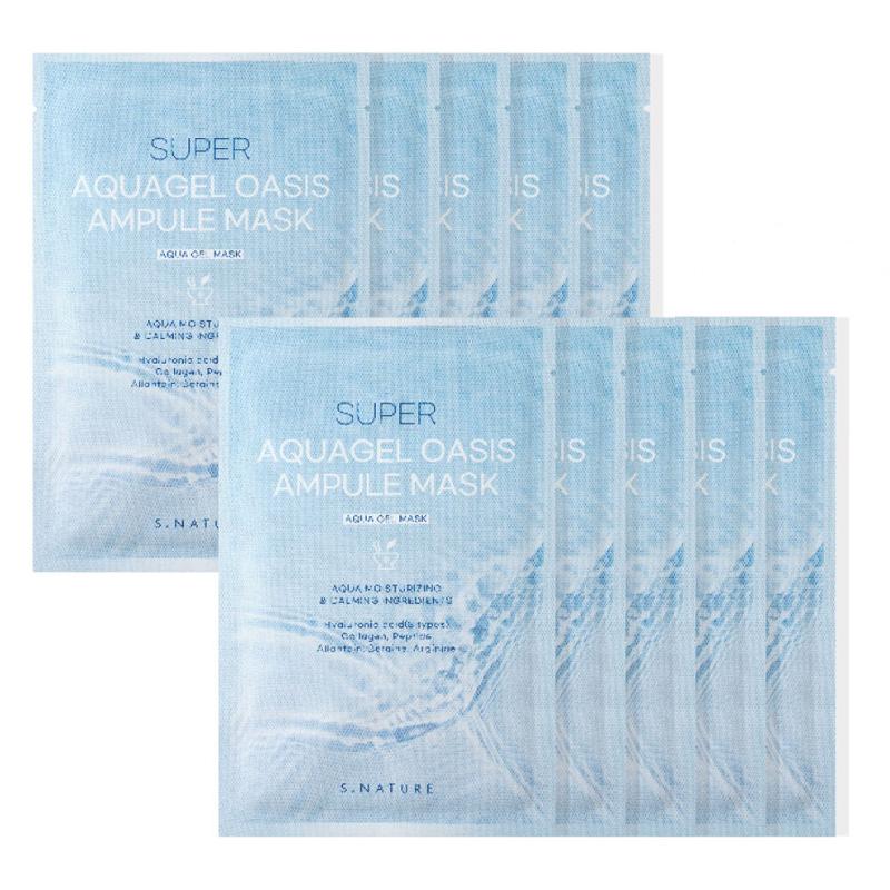 S.NATURE Super Aquagel Oasis Ampule Mask 30ml*10EA
