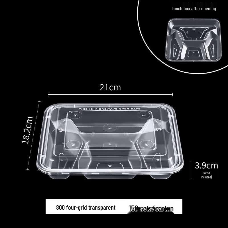 Disposable Compartment Meal Prep Containers