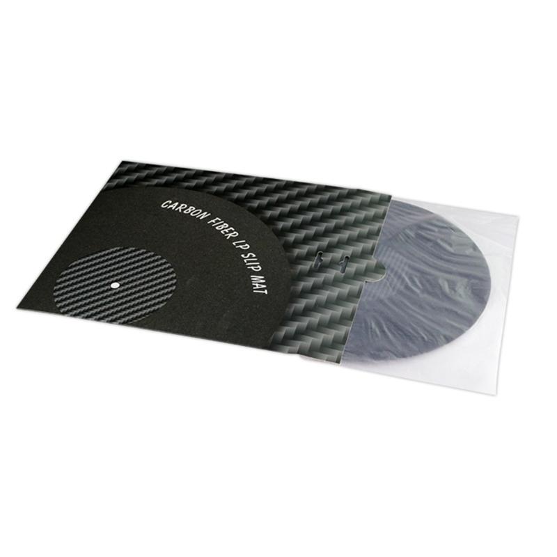 12inch Carbon Fiber Turntable Platters Mat for Record Players Mat Nonslip for Sound Playback Reduced Vibration