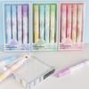 4 Pcs/set Kawaii Highlighter, Chisel Tip Marker Pen, Quick Drying, Assorted Colors, Water Based,For Organizing and Coloring