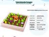 Wooden Radish Pull Toy: Montessori Vegetable Memory Game for Early Education.