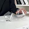 Rotating Irregular Whiskey Wine Glass Transparent Whiskey Liquor Glasses Cognac Glasses Cup  Beer